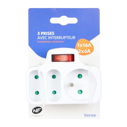 ITENSE - Multipresa elettrica, presa multipla - Spina... - Jouets & Jeux en promo à 4.20€