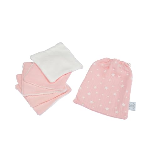 Bébé Douceur, Set de 5 Débarbouillettes Gaze de Coton et... - Baby & Nursery Amazon France à 4.70€