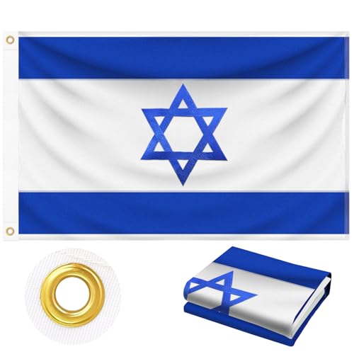 Drapeau Israël d'extérieur en tissu Oxford 210D robuste |... en promo à 12,21€ (-54%) sur Amazon FR