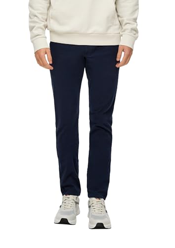 QS Washed Stretch Twill Chino, Blue 5884, 32 W/34 L - Garden & Outdoor Amazon UK à 15.35€