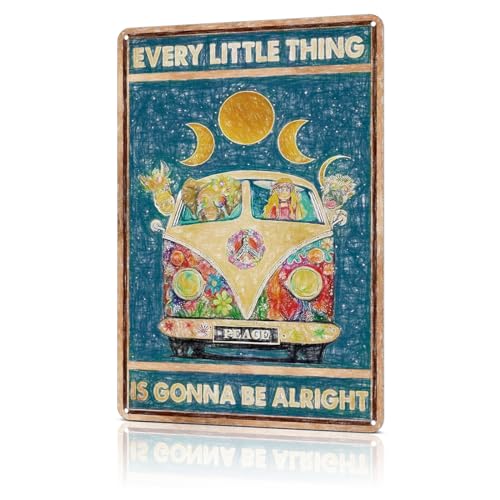 Azppan Eevery Little Thing Is Gonna Be Alright 30,5 x 20,3... - Maison & Cuisine Amazon Italie à 7.00€
