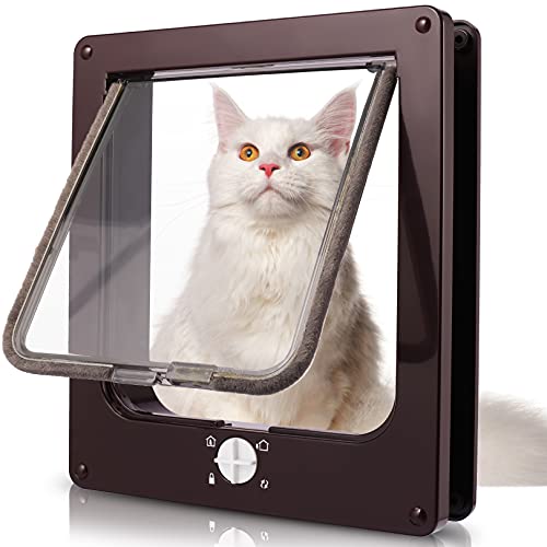 Sailnovo Chatière pour Chien 4 Voies Fermeture Facile pour... - Animalerie Amazon France à 21.49€