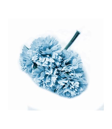 RAMO DE FLOR DE TELA (6 PCS) "ALMELO". - Azul celeste - High-Tech & Électronique Amazon Espagne à 2.79€