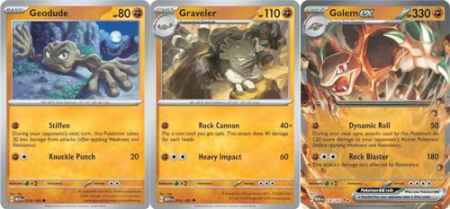 Golem ex 076/165 - Pokemon 151 - Double Rare - Evolution 3... - Jouets & Jeux Amazon France à 15.29€