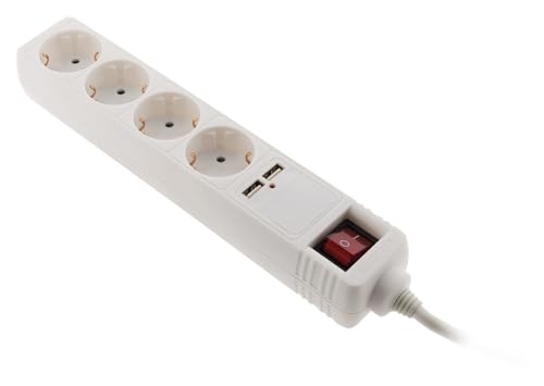 Zenitech, Schuko-Steckdosenleiste 4x16A + 2 USB-A, Weiß und... - Tech & Electronics Amazon Germany à 7.13€
