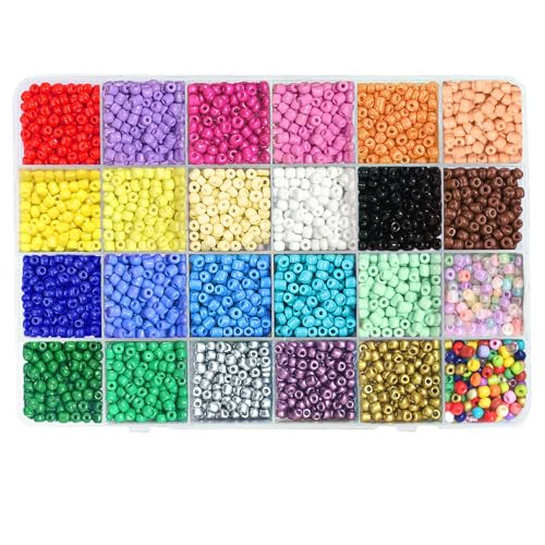 Chedin 9600 Perline Colorate 3 mm per Creazione di... - Jouets & Jeux Amazon Italie à 6.99€