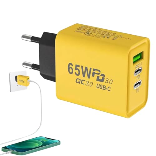 Teksome Enchufe USB | Enchufe de Cargador rápido USB de 65... - High-Tech & Électronique Amazon Espagne à 2.69€