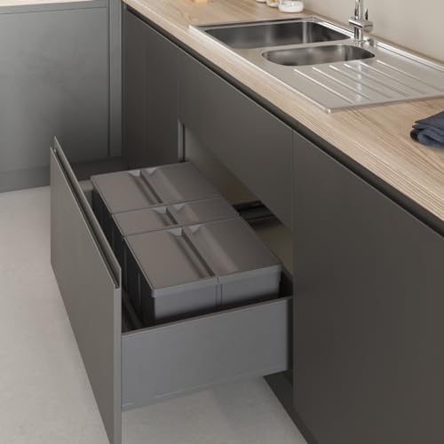 Menage Confort Mülleimer mit Deckel für Schublade... - Home & Kitchen Amazon Germany à 30.66€