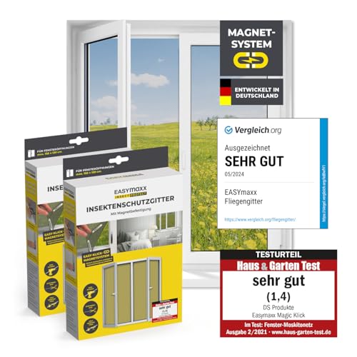 EASYmaxx Fliegengitter für Fenster mit Magic Click |... - Sports & Fitness Amazon Allemagne à 19.99€