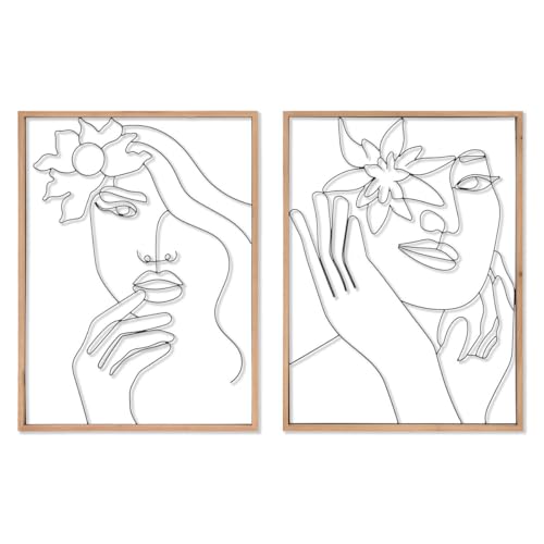 Home ESPRIT Skandinavische Damen-Leinwand, 60 x 2,5 x 80... - Maison & Cuisine Amazon Allemagne à 24.98€