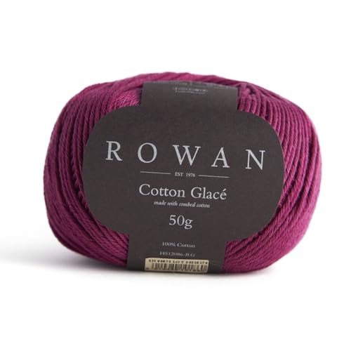 Rowan Cotton Glacé Petunia 100% Cotton Yarn - 50g - Animalerie en promo à 3.93€