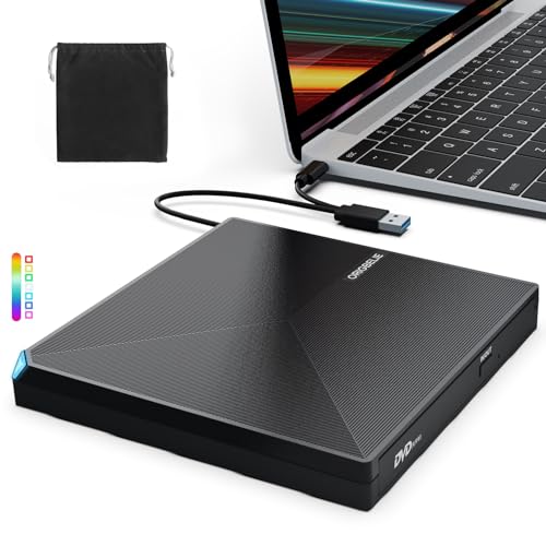 ORIGBELIE Grabadora DVD Externa USB 3.0 y Type-C, Ultra... - High-Tech & Électronique en promo à 21.99€