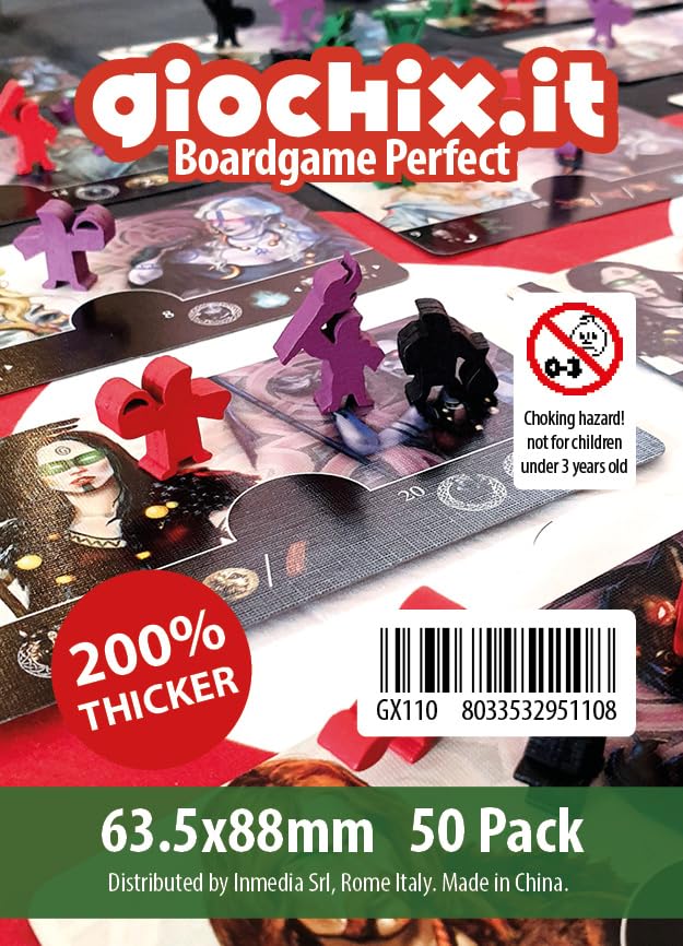 Giochix.it Perfect Sleeves 63.5x88mm - Jeux Vidéo & Consoles en promo à 2.50€