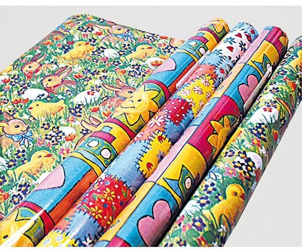 OSMA Farbpapier mit Osterdruck, 2 m x 70 cm - Fournitures Bureau Amazon Allemagne à 6.56€