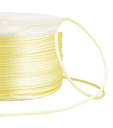 MYMERCERIE Spule 100 m Rattenschwanz, 2 mm, Strohgelb - Maison & Cuisine Amazon Allemagne à 4.37€