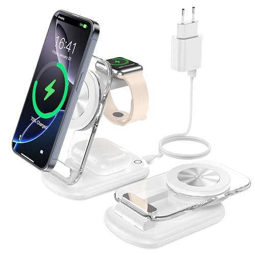 Mag Safe Ladestation, Apple Watch und iPhone, Mag Safe... en promo sur Amazon