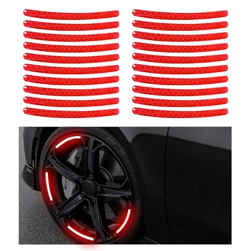 Augeny 20PCS Reflective Car Wheel Decorative Stripe... - Auto & Moto Amazon Royaume-Uni à 1.56€
