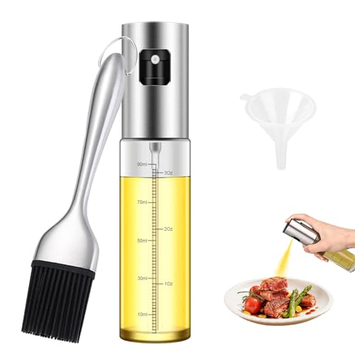 HIYAA Pulvérisateur d'huile en verre transparent de 100 ml... en promo à 7,70€ (-49%) sur Amazon FR