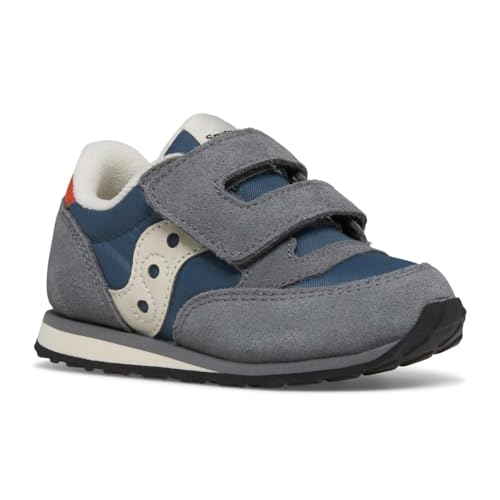 Saucony Originals Baby Jazz HL Basket, Grey/Blue/Orange, 23... - Bébé & Puériculture en promo à 38.31€