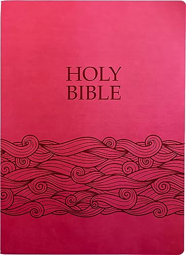 KJV Holy Bible, Wave Design, Large Print, Berry Ultrasoft:... - Livres & eBooks Amazon Royaume-Uni à 38.79€