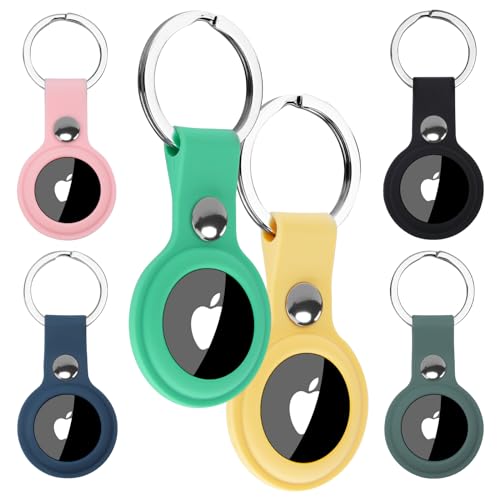 Alyvisun [Lot de 6] AirTag Porte Clé, Coque AirTag Coloré... - Bricolage & Outils Amazon France à 4.45€