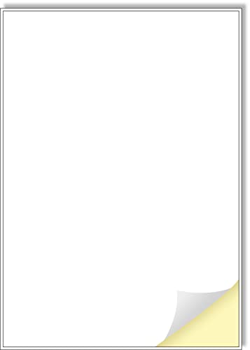 Creavvee Pack of 20 A4 Sheets, Printable White Sticker... - Maison & Cuisine en promo à 2.75€