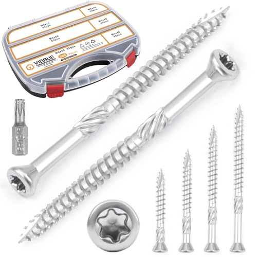 VIGRUE Terrassenschrauben 5x60 300 Stück Dielenschrauben... - High-Tech & Électronique Amazon Allemagne à 14.55€