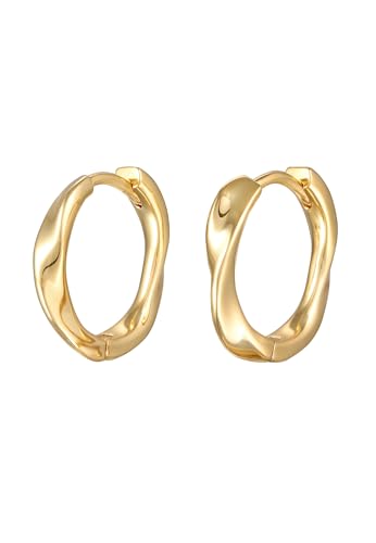 Elli Pendientes Mujeres Criollas Twisted Look Orgánico Oro - Amazon Espagne à 19.90€