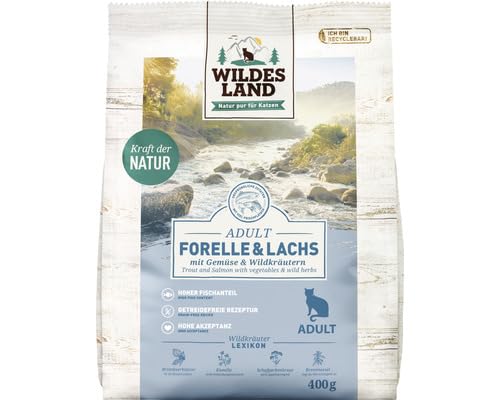 WILDES Land Comida Seca para Gatos Trucha y Salmón Adultos... - Animalerie Amazon Espagne à 12.86€