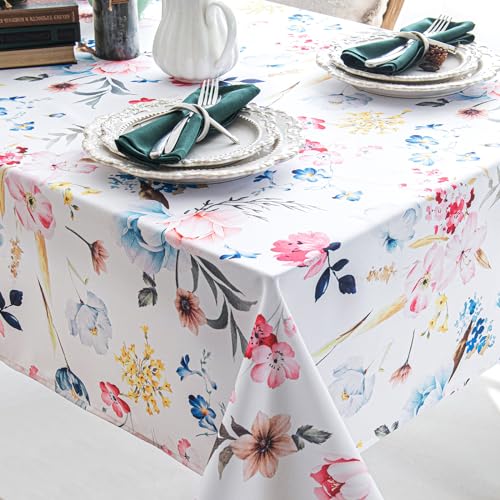 Joyfol Day Auslaufsichere Blumen-Tischdecke für... - Home & Kitchen Amazon Germany à 15.94€