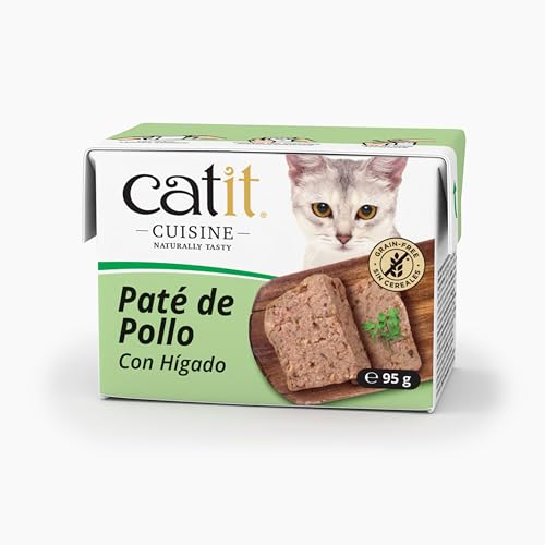 Paté para Gatos Catit Cuisine, Pollo con Hígado- 95g - Maison & Cuisine en promo à 4.29€