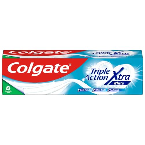 Colgate Toothpaste Triple Action Xtra Wht 75ml - Beauté & Parfums Amazon Royaume-Uni à 1.60€