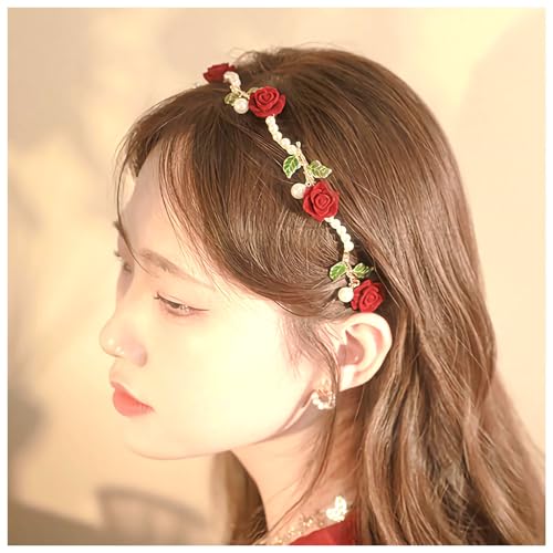Bandeau à cheveux vintage années 1920 avec perles de rose... - Beauté & Parfums Amazon France à 6.42€