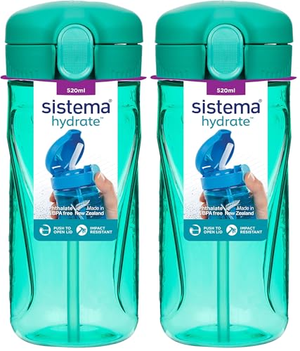 Sistema Hydrate Quick Flip Water Bottle | 520 ml | BPA Free... - Bébé & Puériculture Amazon Royaume-Uni à 6.00€