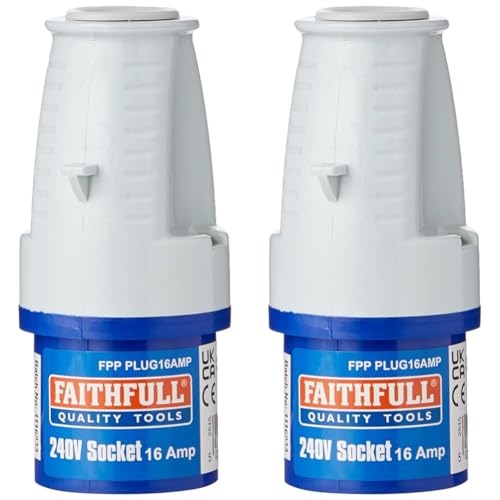 Faithfull PLUG16AMP 240V 16A Replacement Blue Plug - For... - Home & Kitchen Amazon UK à 5.90€