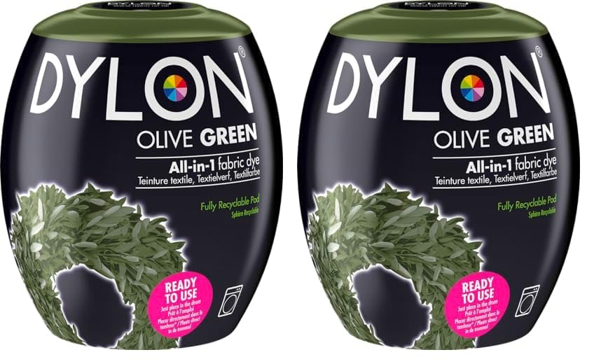DYLON Washing Machine Fabric Dye Pod for Clothes & Soft... - Jardin & Extérieur en promo à 11.99€