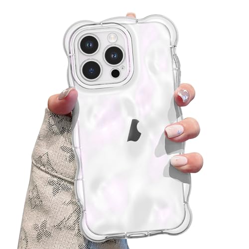 UEEBAI Coque pour iPhone 15 Pro 6.1 inch, Curly Wave Frame... - High-Tech & Électronique Amazon France à 10.27€