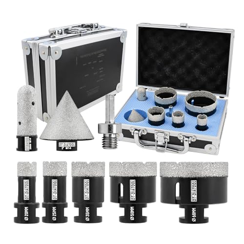 Diamond Core Drill Bits Set 8-Pack - DT-DIATOOL... - Maison & Cuisine en promo à 69.99€