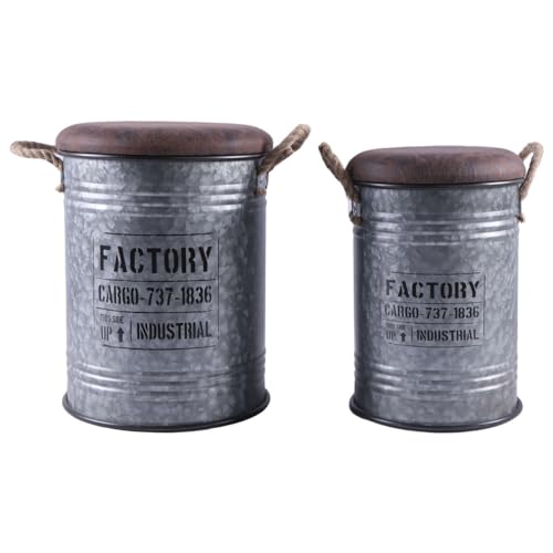 Home ESPRIT Ensemble de coffres argentés Marron foncé métal... en promo à 79,94€ (-55%) sur Amazon FR