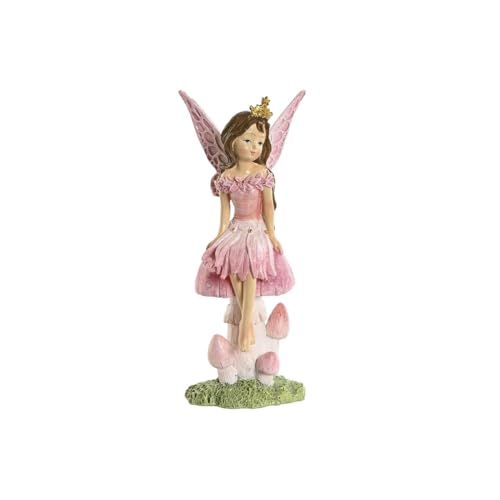Home ESPRIT Figura decorativa rosa 8 x 6 x 18,5 cm - Jouets & Jeux en promo à 8.49€