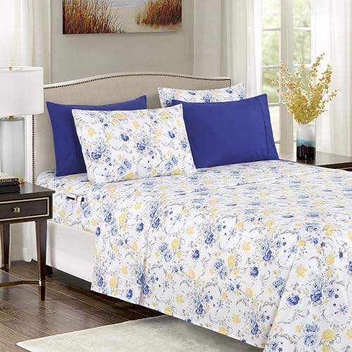 Elegant Comfort Softest and Coziest 6-Piece Sheet Set... - Maison & Cuisine Amazon Royaume-Uni à 21.01€