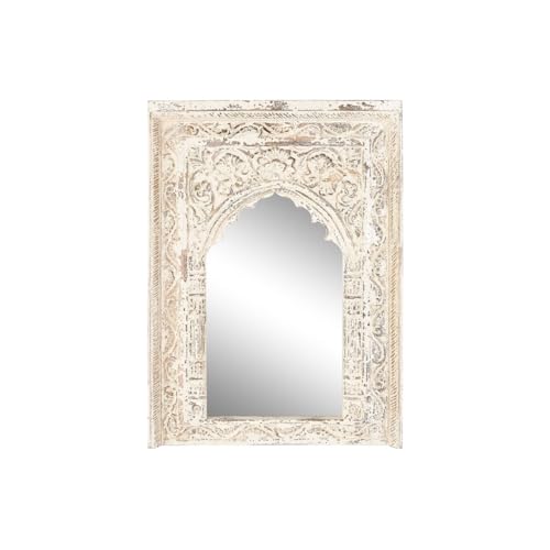 Home ESPRIT Wandspiegel, weiß, aus Mangoholz, 60 x 6 x 87 cm - Maison & Cuisine Amazon Allemagne à 127.36€