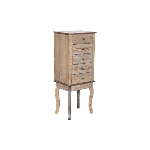 Home ESPRIT Joyero de Pie Natural Espejo Madera MDF 37 x 28... - Amazon Espagne à 129.48€