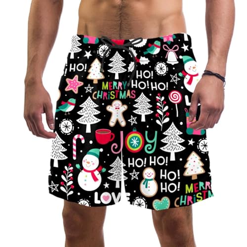 coosun Men's Cute Christmas Elements Swim Trunks Quick Dry... - Sports & Fitness Amazon Royaume-Uni à 2.78€