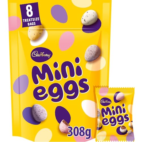 Cadbury Dairy Milk Chocolate Mini Eggs Pouch, 308g - Épicerie Amazon Royaume-Uni à 6.00€