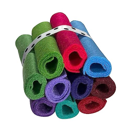 Mixed Felt Sheets Coloured Themes - 10 Sheets Per Pack... - Loisirs Créatifs Amazon Royaume-Uni à 1.99€