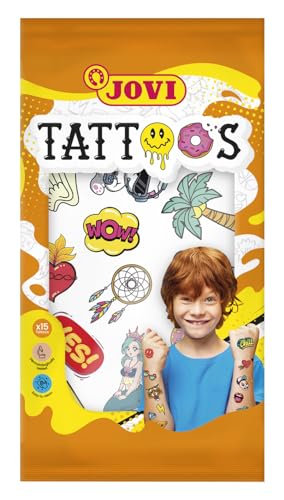 Jovi Tatouages doux pour la peau pour enfants (émoticônes... - Beauté & Parfums Amazon France à 10.54€