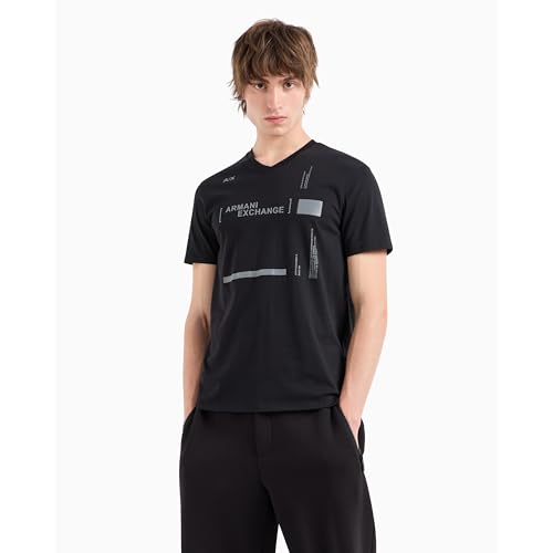 Armani Exchange Camiseta de Manga Corta para Hombre con... - Amazon Espagne à 9.57€