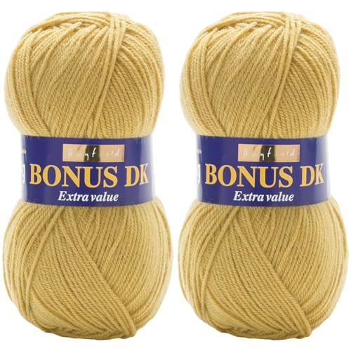 Hayfield Bonus DK Double Knitting, Fields of Gold (666)... - Loisirs Créatifs Amazon Royaume-Uni à 4.00€