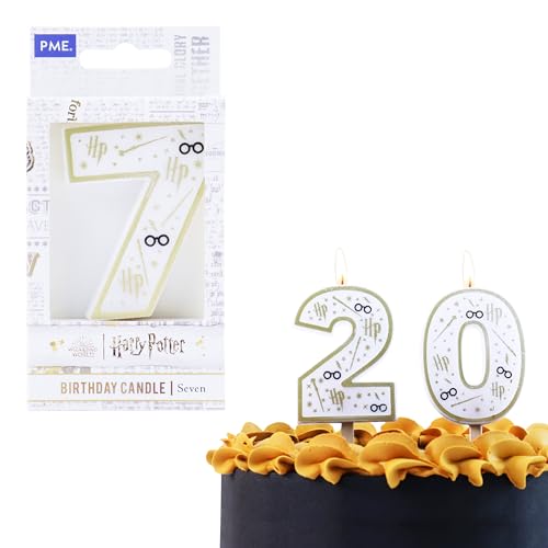 PME Harry Potter Birthday Candle, Number 7, Gold - Jouets & Jeux Amazon Royaume-Uni à 1.49€
